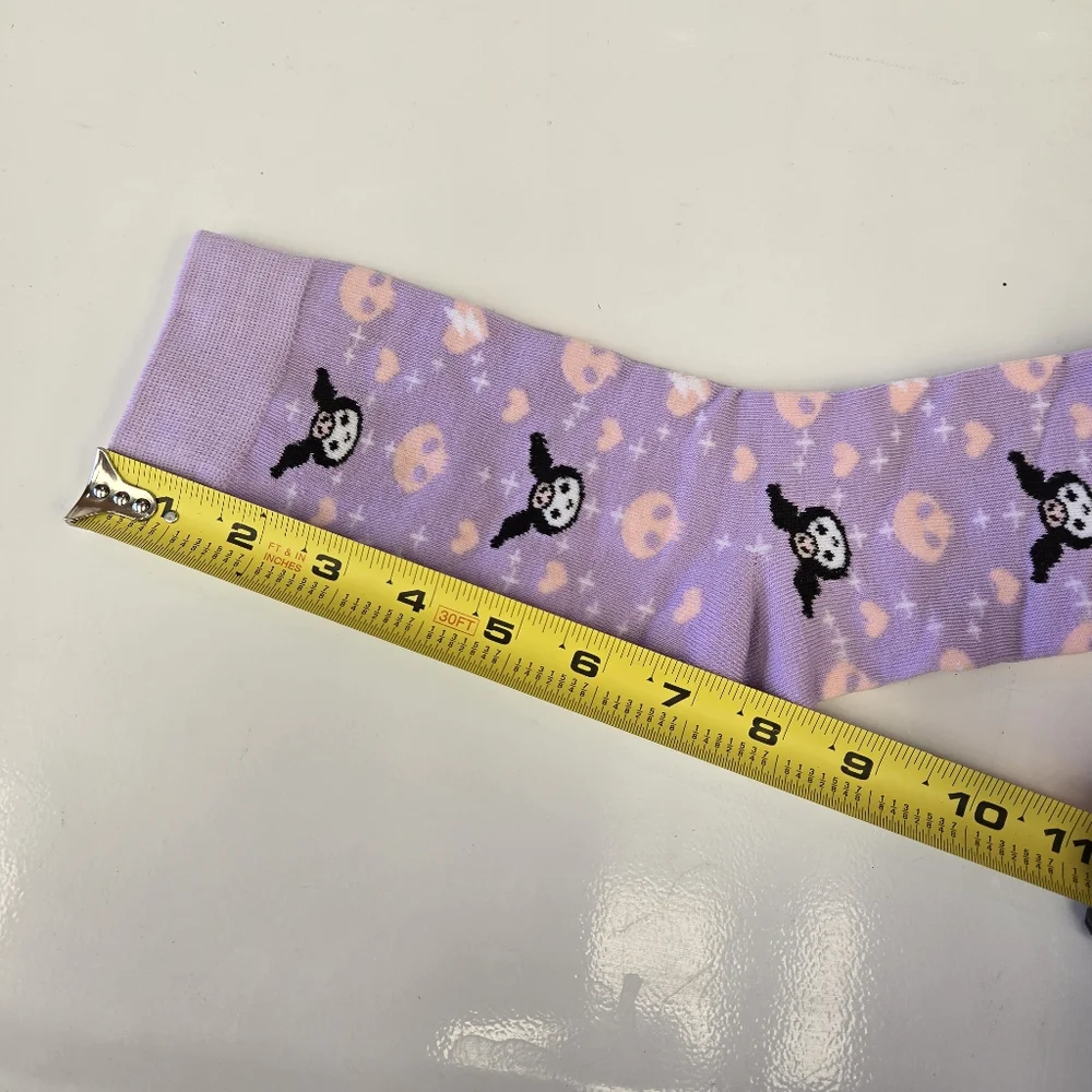 🍒🍒 Purple Kuromi Crew Socks